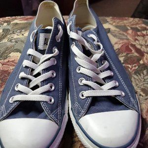 Converse low blue/white